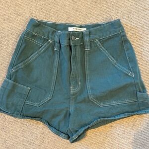PacSun Women's Deep Green Cargo Shorts